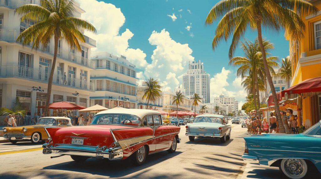 Architecture et histoire sur les avenues mythiques de Miami : itineraire decouverte