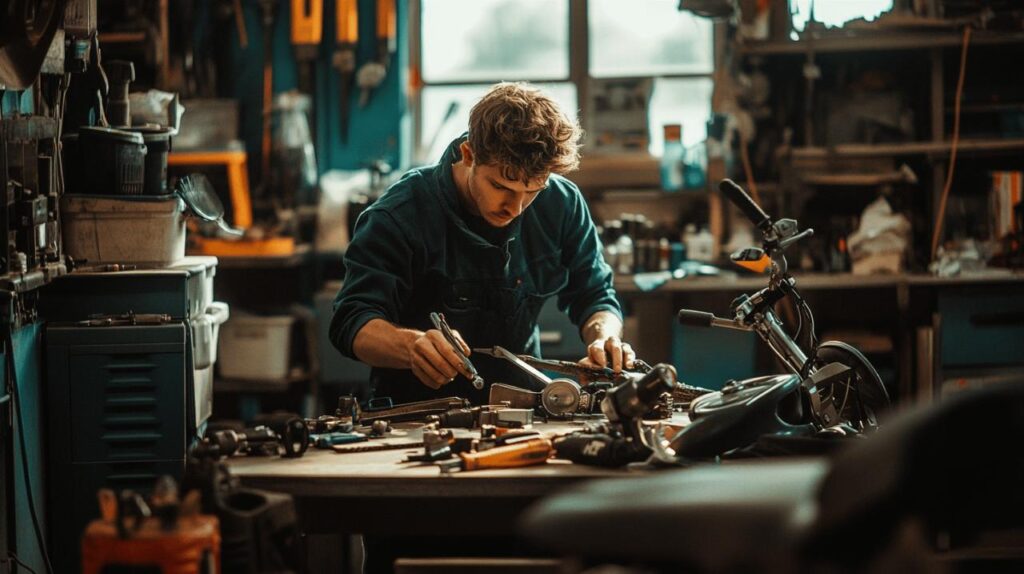Guide juridique : les interventions autorisees pour reparer son scooter sans professionnel