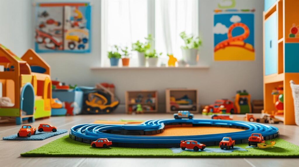 Circuit Magic Tracks modulable : La nouvelle generation de pistes de course phosphorescentes